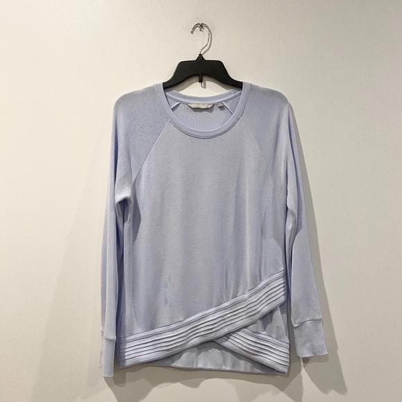 Athleta Sweaters - Athleta Light Blue  Long Sleeve Pullover
